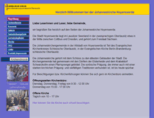 Tablet Screenshot of kirche-hy.de